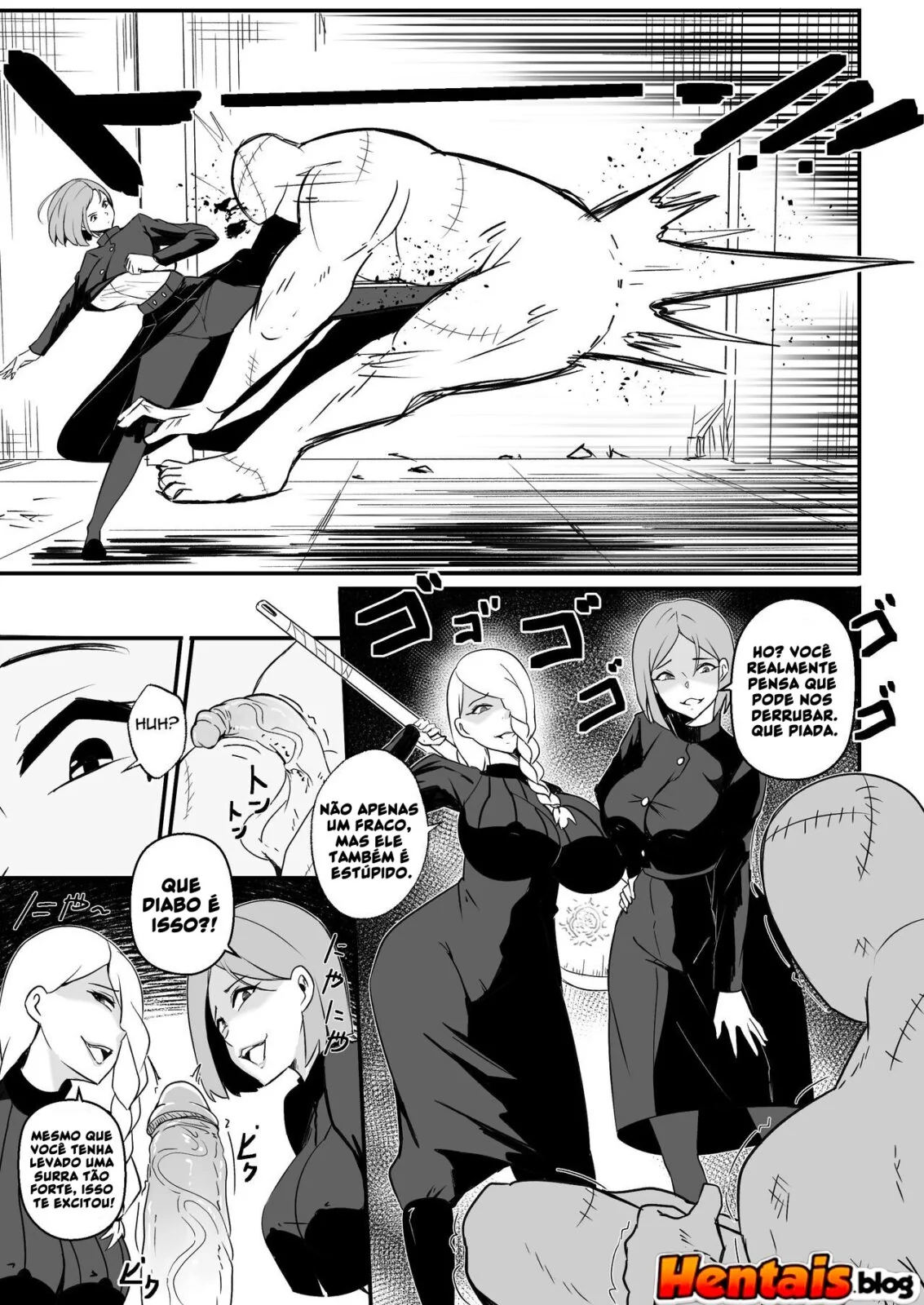 Jujutsu Kaisen O Abuso das Feiticeiras: Nobara e Mei Mei