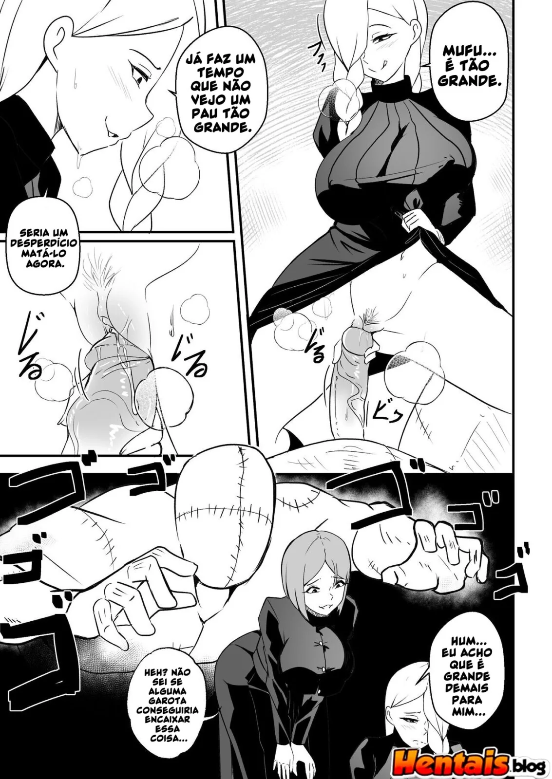 Jujutsu Kaisen O Abuso das Feiticeiras: Nobara e Mei Mei