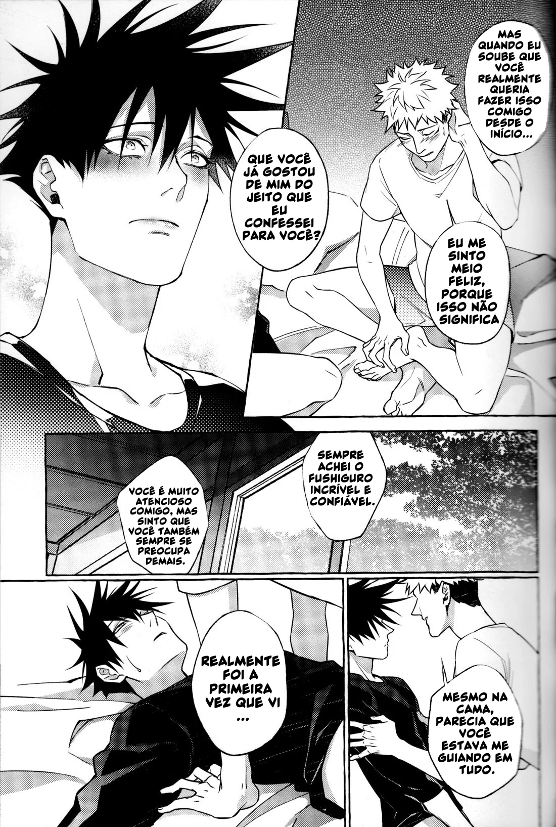 Jujutsu Kaisen: Pernoite em Xião Xing – Yuuji, Megumi e Sukuna em uma Orgia Anal | Hentai HQ Brasileiro