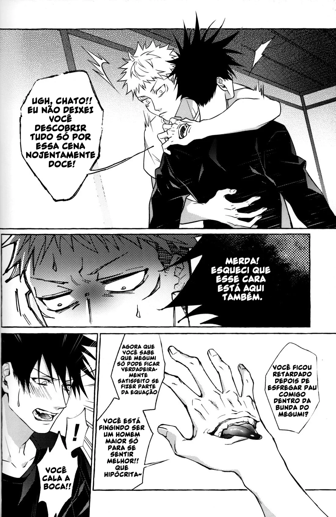 Jujutsu Kaisen: Pernoite em Xião Xing – Yuuji, Megumi e Sukuna em uma Orgia Anal | Hentai HQ Brasileiro