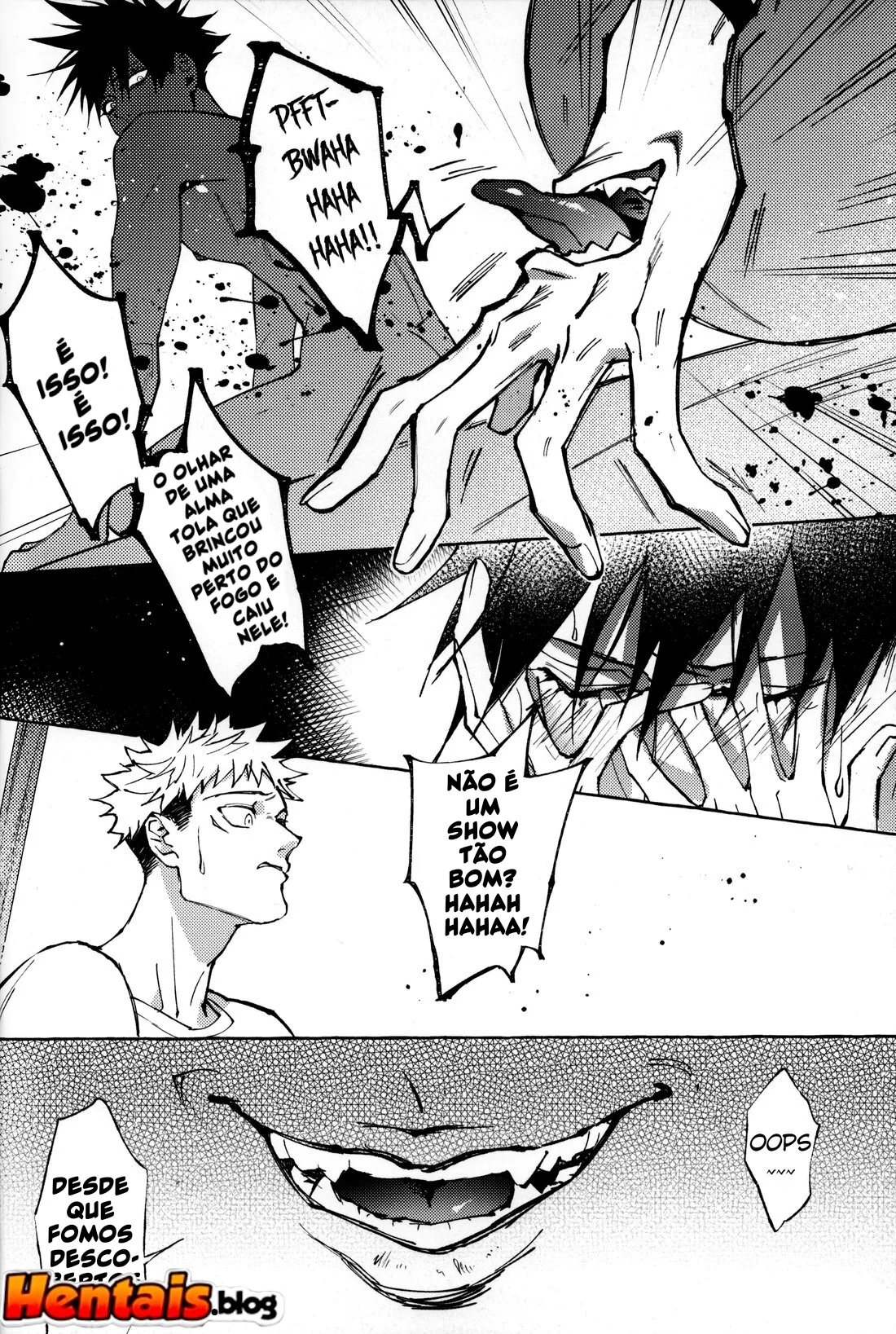 Jujutsu Kaisen: Pernoite em Xião Xing – Yuuji, Megumi e Sukuna em uma Orgia Anal | Hentai HQ Brasileiro