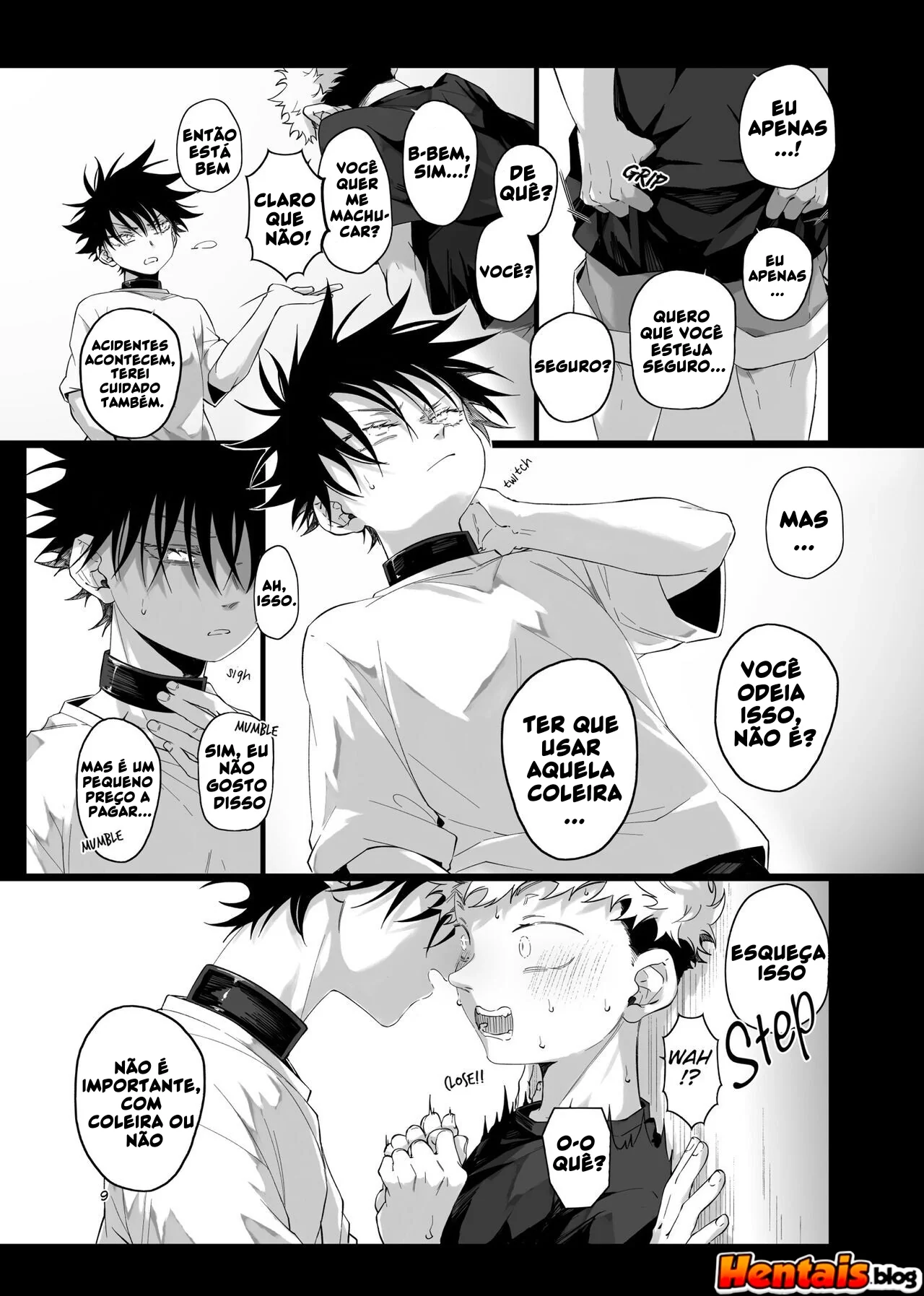 Jujutsu Kaisen: Yuuji Itadori vs Megumi Fushiguro – Bucetas e Pirocas em HQ Brasileiro de Hentai