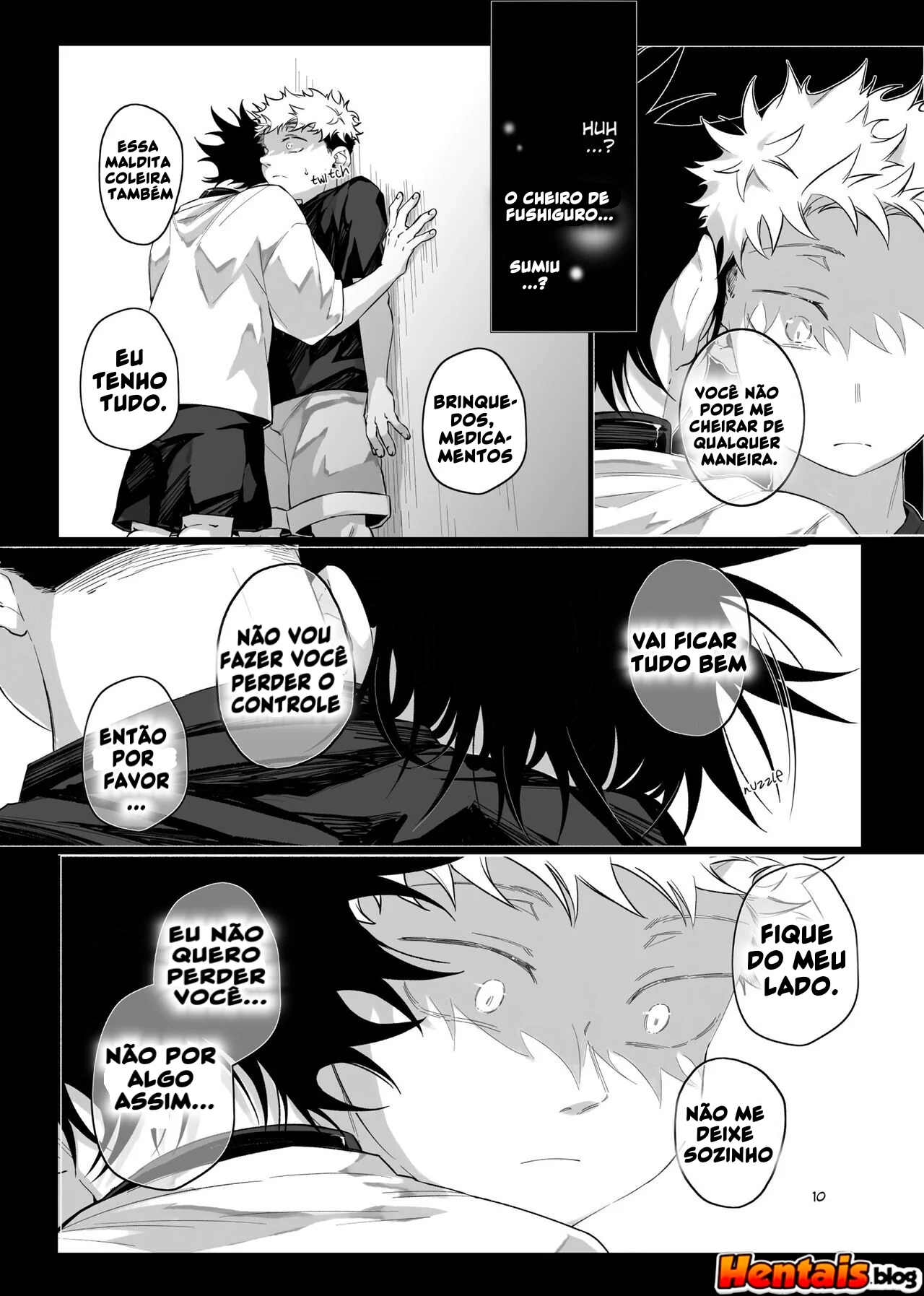 Jujutsu Kaisen: Yuuji Itadori vs Megumi Fushiguro – Bucetas e Pirocas em HQ Brasileiro de Hentai