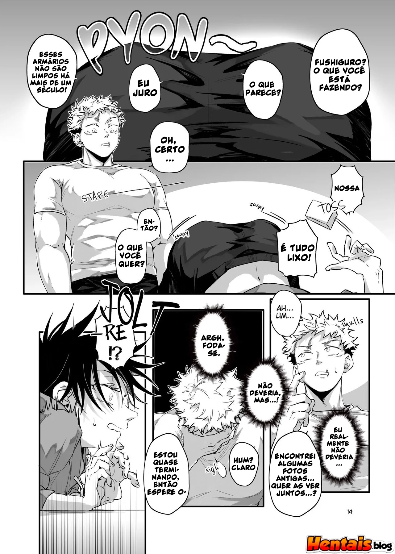 Jujutsu Kaisen: Yuuji Itadori vs Megumi Fushiguro – Bucetas e Pirocas em HQ Brasileiro de Hentai
