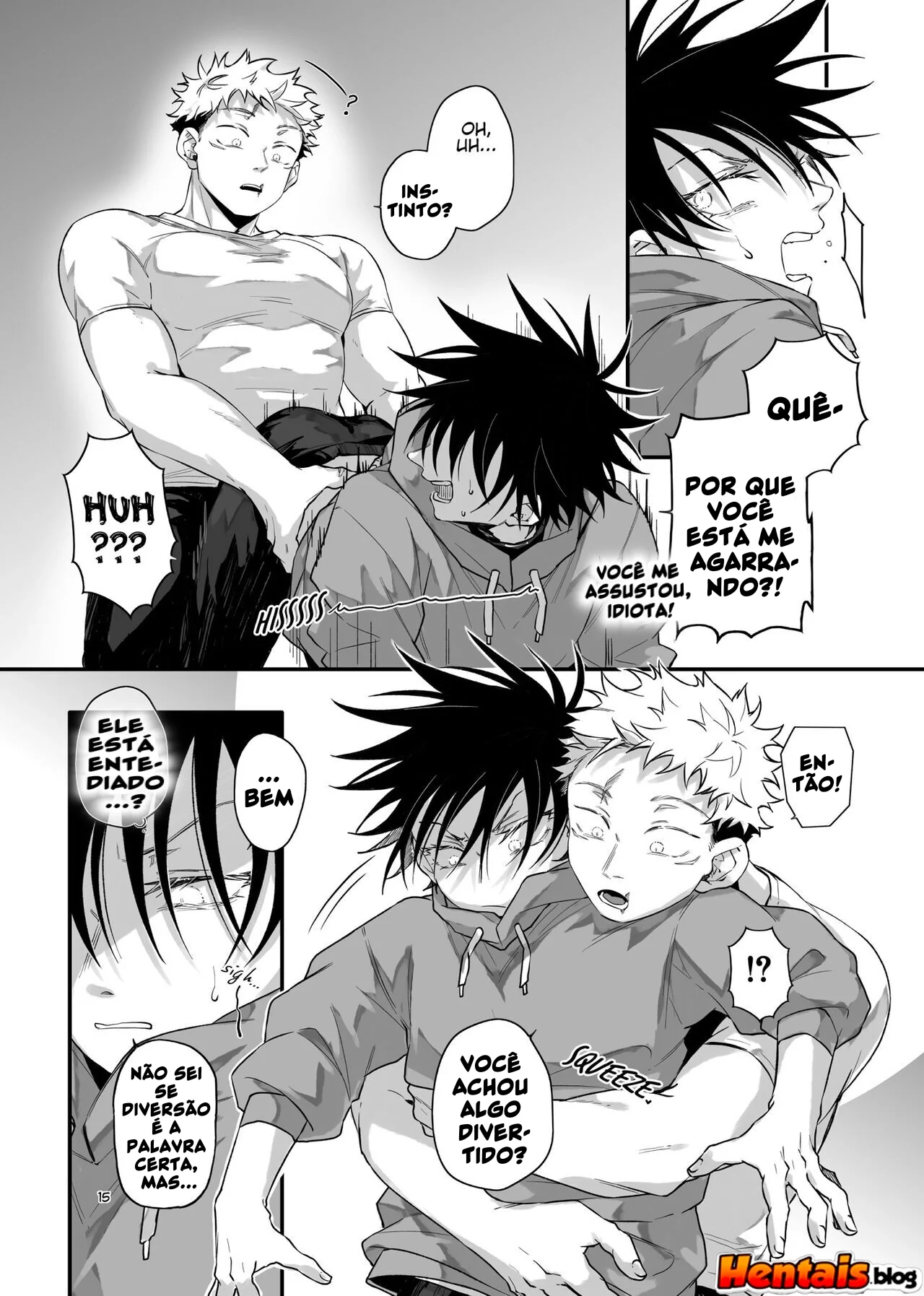 Jujutsu Kaisen: Yuuji Itadori vs Megumi Fushiguro – Bucetas e Pirocas em HQ Brasileiro de Hentai