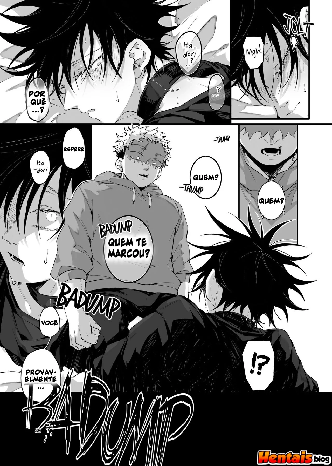 Jujutsu Kaisen: Yuuji Itadori vs Megumi Fushiguro – Bucetas e Pirocas em HQ Brasileiro de Hentai