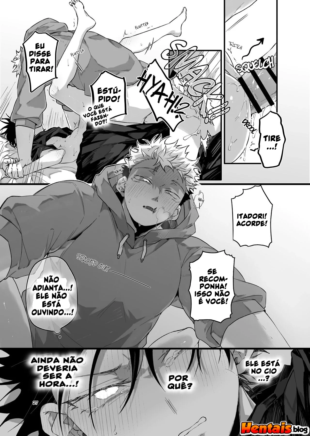Jujutsu Kaisen: Yuuji Itadori vs Megumi Fushiguro – Bucetas e Pirocas em HQ Brasileiro de Hentai