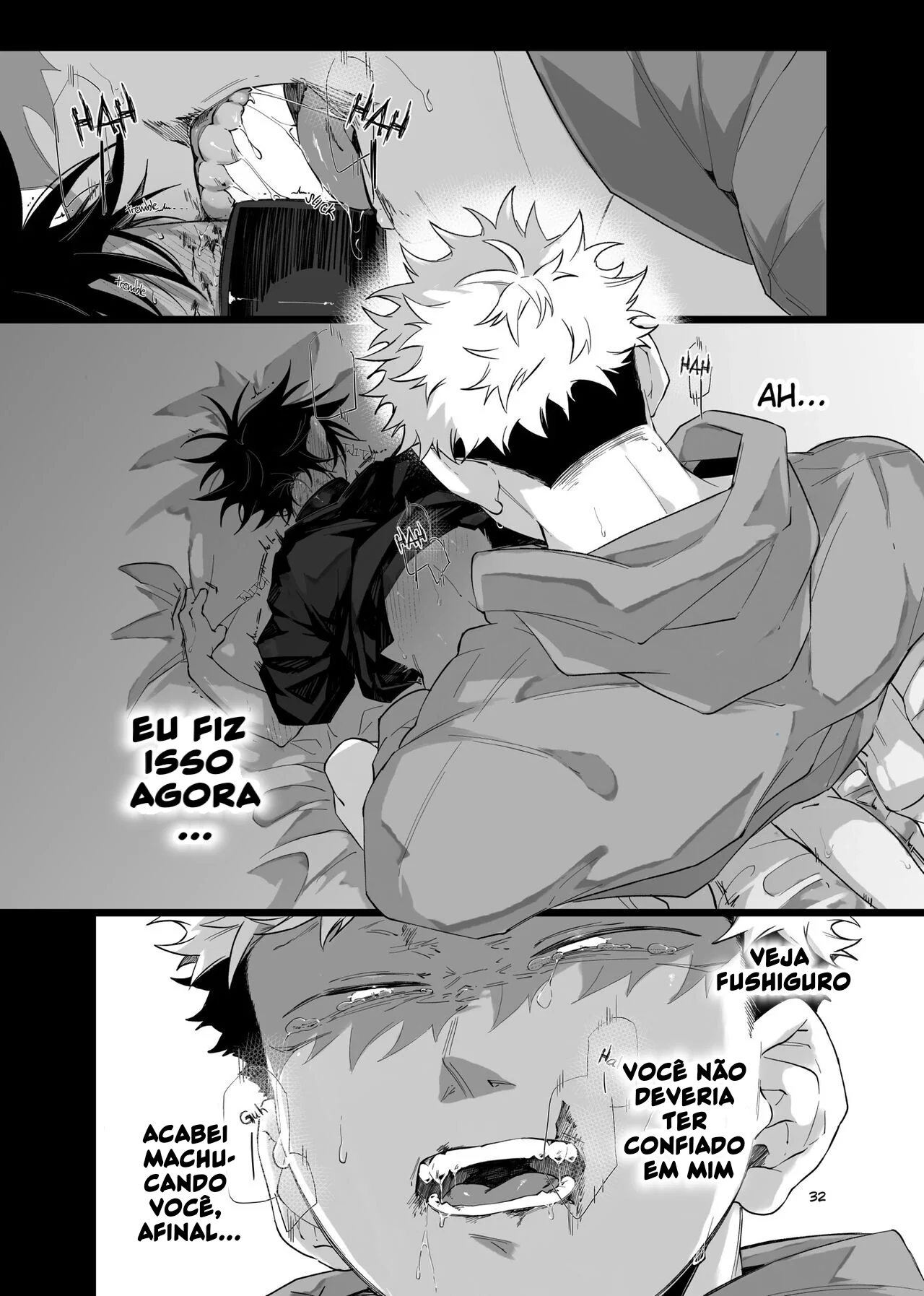 Jujutsu Kaisen: Yuuji Itadori vs Megumi Fushiguro – Bucetas e Pirocas em HQ Brasileiro de Hentai