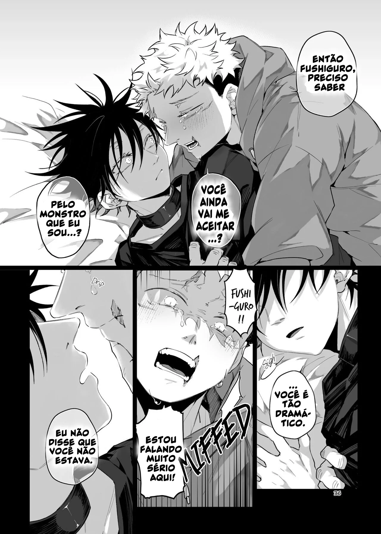 Jujutsu Kaisen: Yuuji Itadori vs Megumi Fushiguro – Bucetas e Pirocas em HQ Brasileiro de Hentai