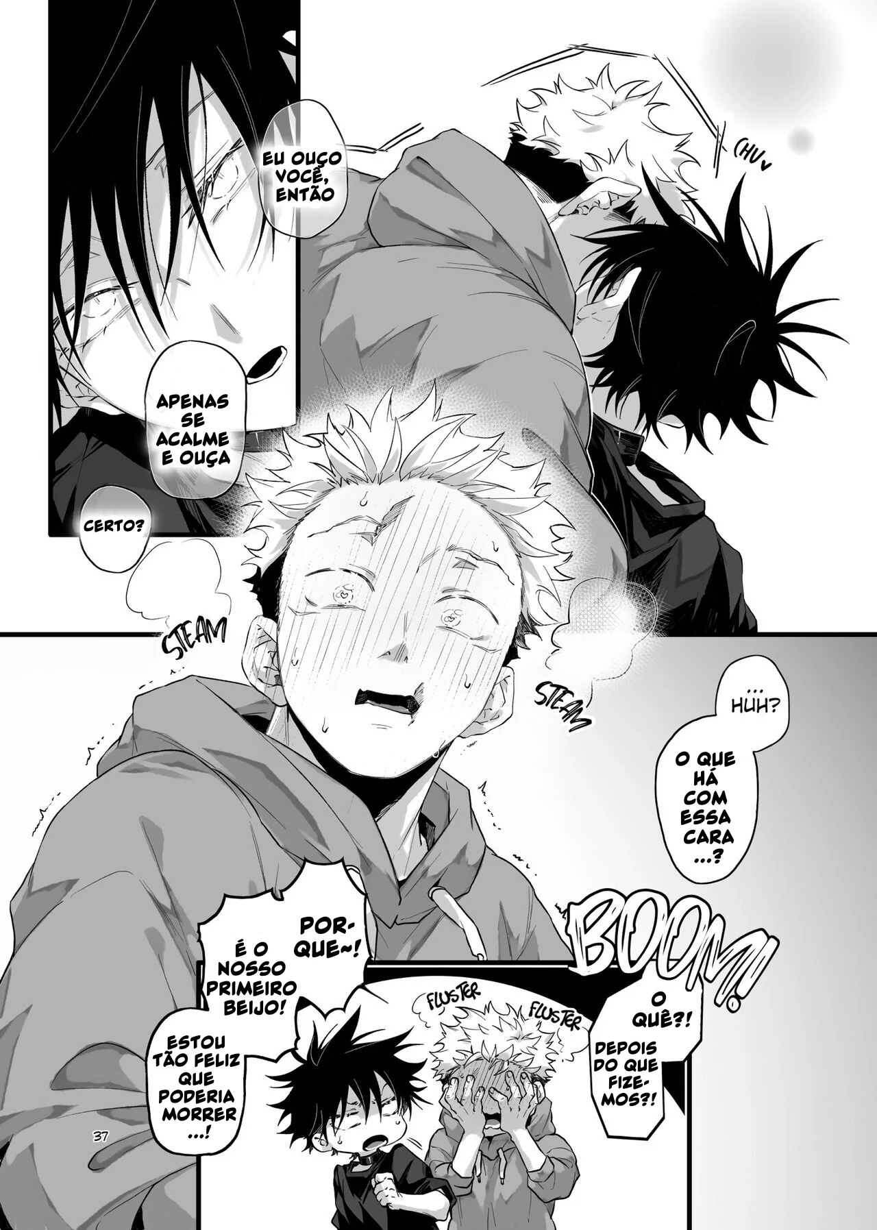 Jujutsu Kaisen: Yuuji Itadori vs Megumi Fushiguro – Bucetas e Pirocas em HQ Brasileiro de Hentai