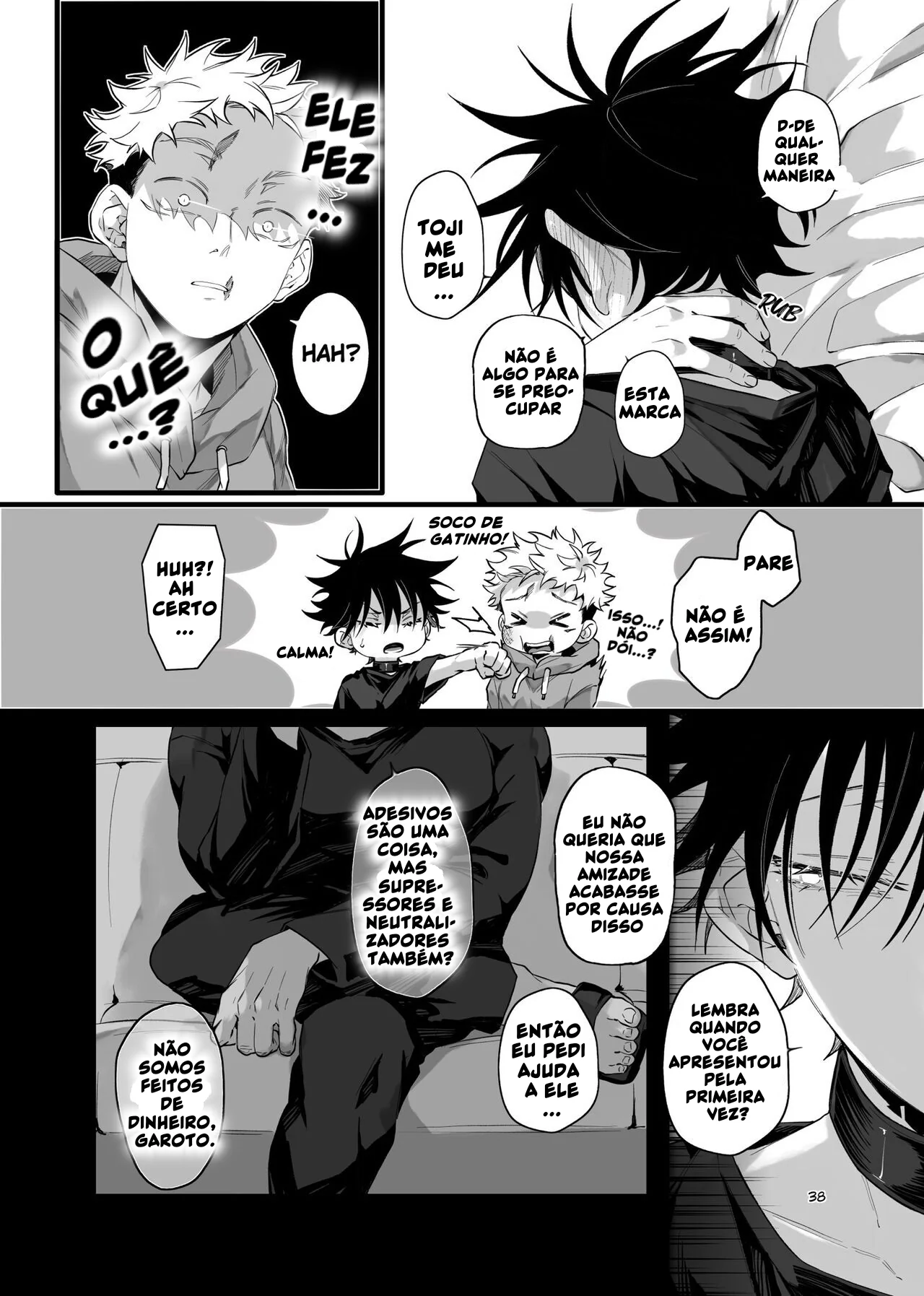 Jujutsu Kaisen: Yuuji Itadori vs Megumi Fushiguro – Bucetas e Pirocas em HQ Brasileiro de Hentai