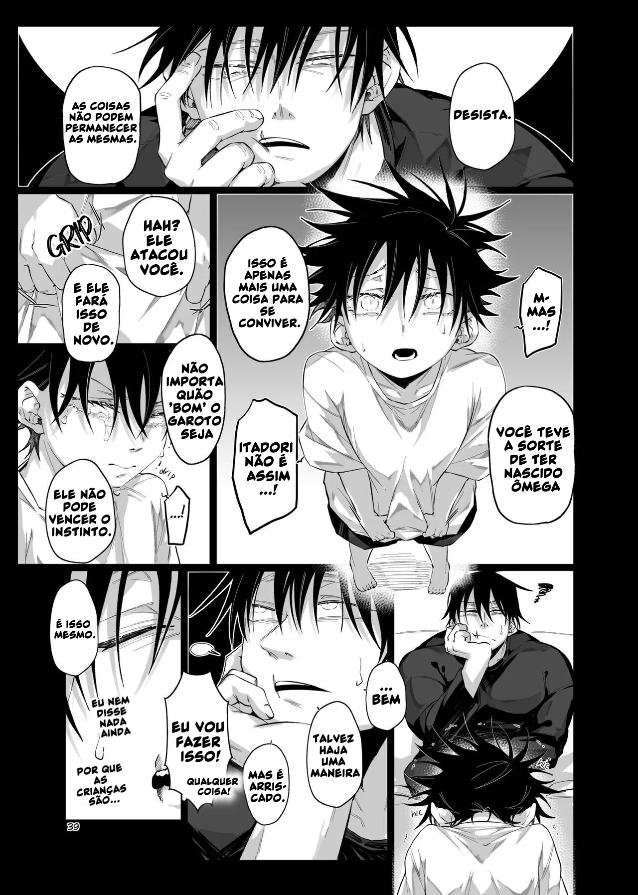Jujutsu Kaisen: Yuuji Itadori vs Megumi Fushiguro – Bucetas e Pirocas em HQ Brasileiro de Hentai