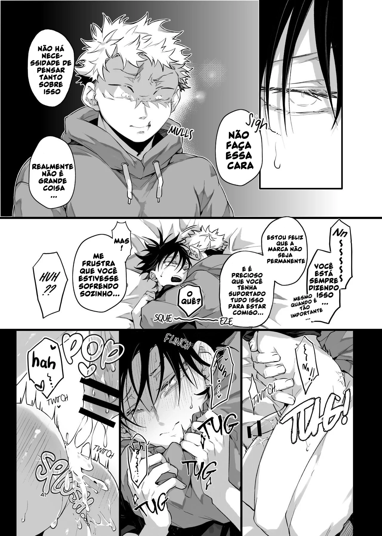 Jujutsu Kaisen: Yuuji Itadori vs Megumi Fushiguro – Bucetas e Pirocas em HQ Brasileiro de Hentai