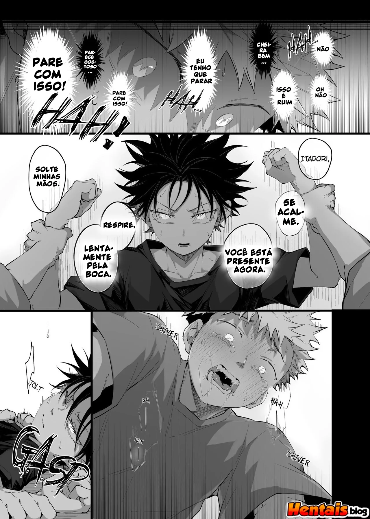 Jujutsu Kaisen: Yuuji Itadori vs Megumi Fushiguro – Bucetas e Pirocas em HQ Brasileiro de Hentai