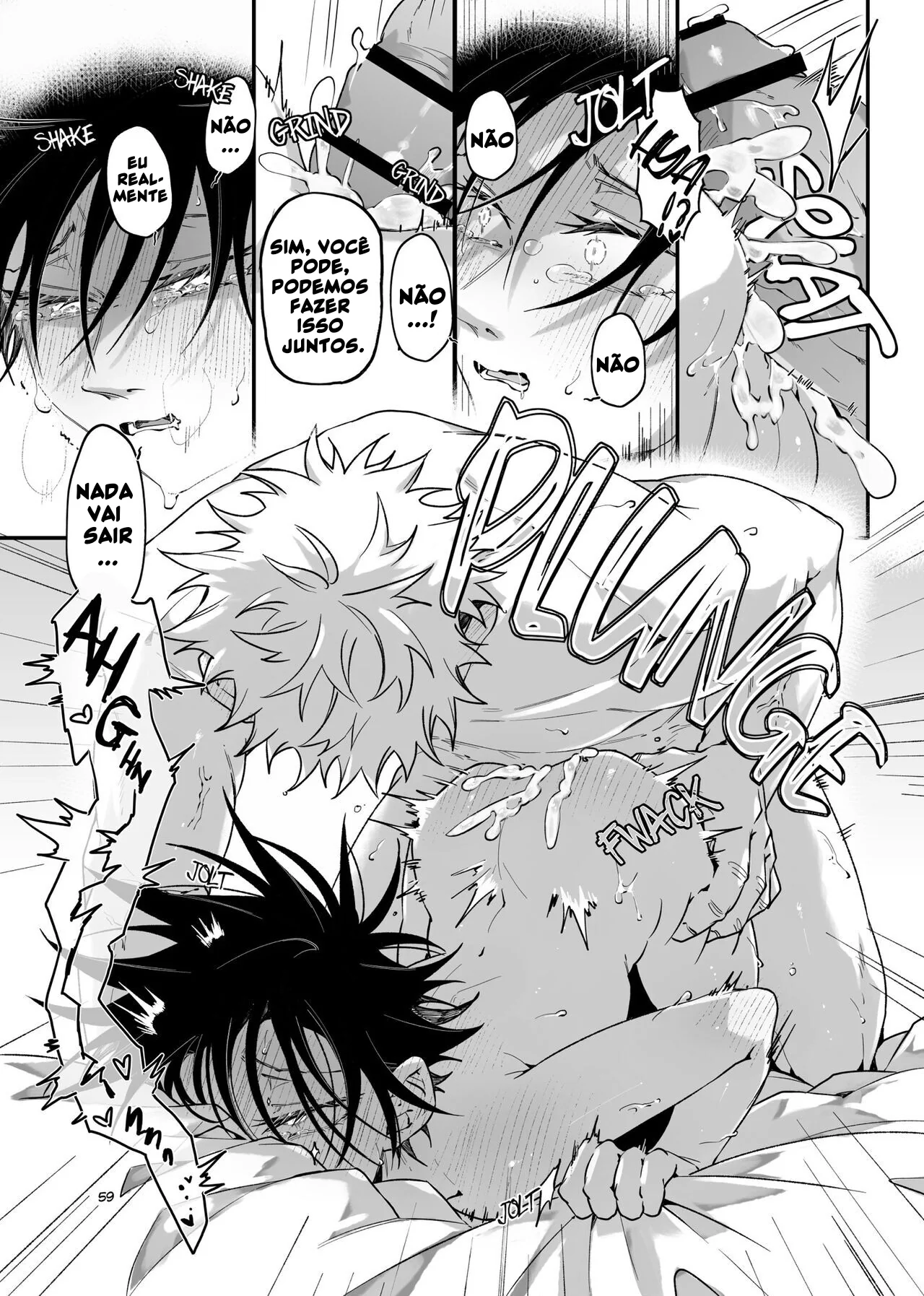 Jujutsu Kaisen: Yuuji Itadori vs Megumi Fushiguro – Bucetas e Pirocas em HQ Brasileiro de Hentai