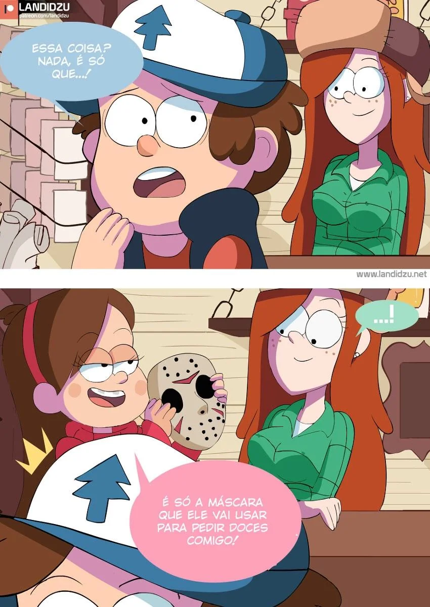 Festa de Halloween com as Amigas Taradas – Delícias do Dipper em Hentai HQ Brasileiro
