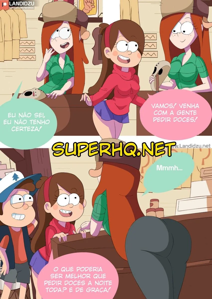 Festa de Halloween com as Amigas Taradas – Delícias do Dipper em Hentai HQ Brasileiro