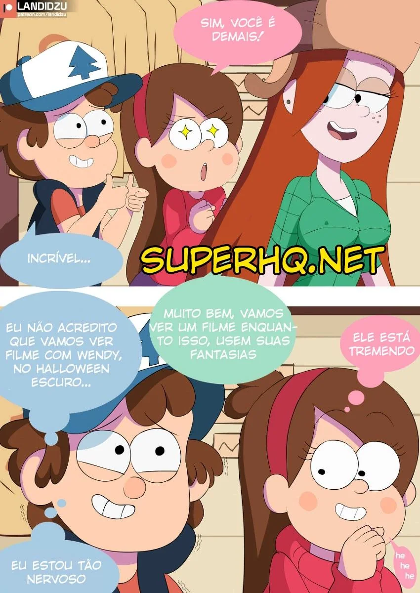 Festa de Halloween com as Amigas Taradas – Delícias do Dipper em Hentai HQ Brasileiro