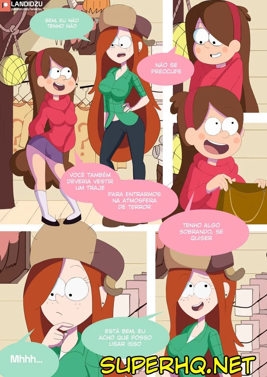 Festa de Halloween com as Amigas Taradas – Delícias do Dipper em Hentai HQ Brasileiro