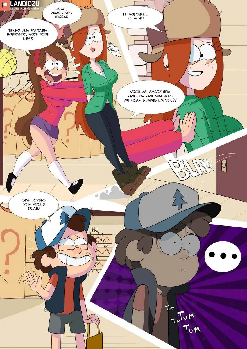 Festa de Halloween com as Amigas Taradas – Delícias do Dipper em Hentai HQ Brasileiro