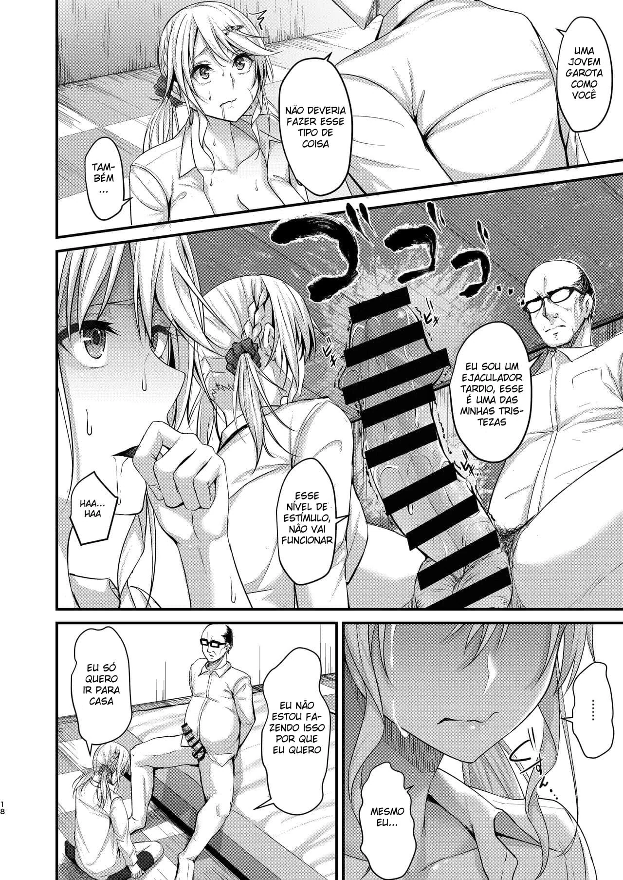 A Fuga Excitante com o Ojisan da Ejaculação Super Tardia – Em Hentai HQ