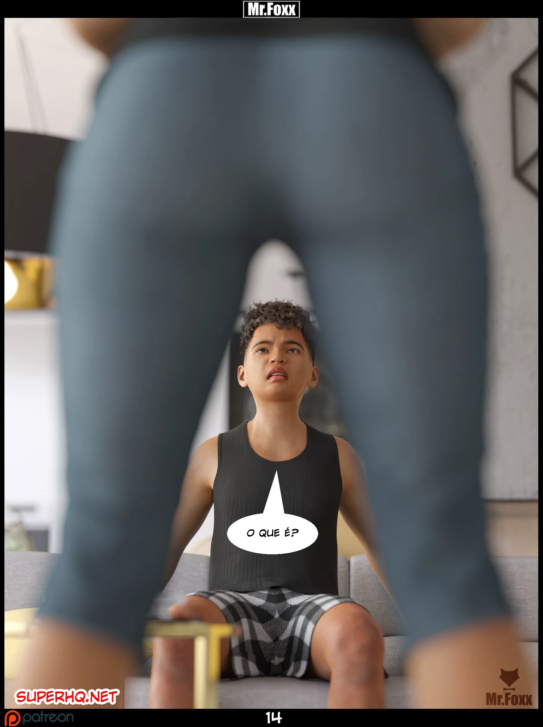Mamãe Piranha Fazendo Troca de Favores com o Filhão em Hentai HQ Brasileiro