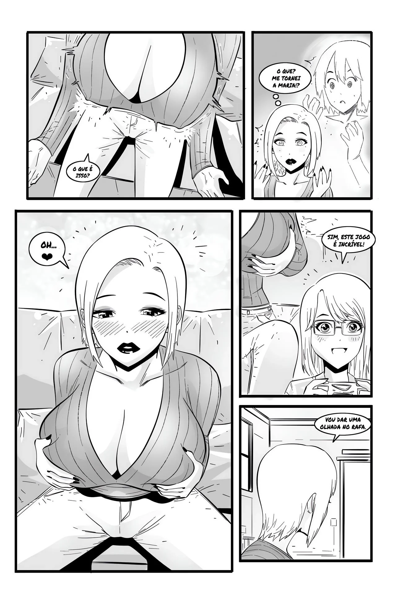 A Mamãe Gostosa e a Piroca do Amigo – Hentai Incesto em HQ Brasileiro