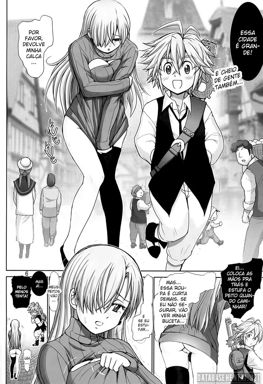 Meliodas metendo forte na buceta da Elizabeth em Nanatsu no Taizai – Hentai HQ Brasileiro