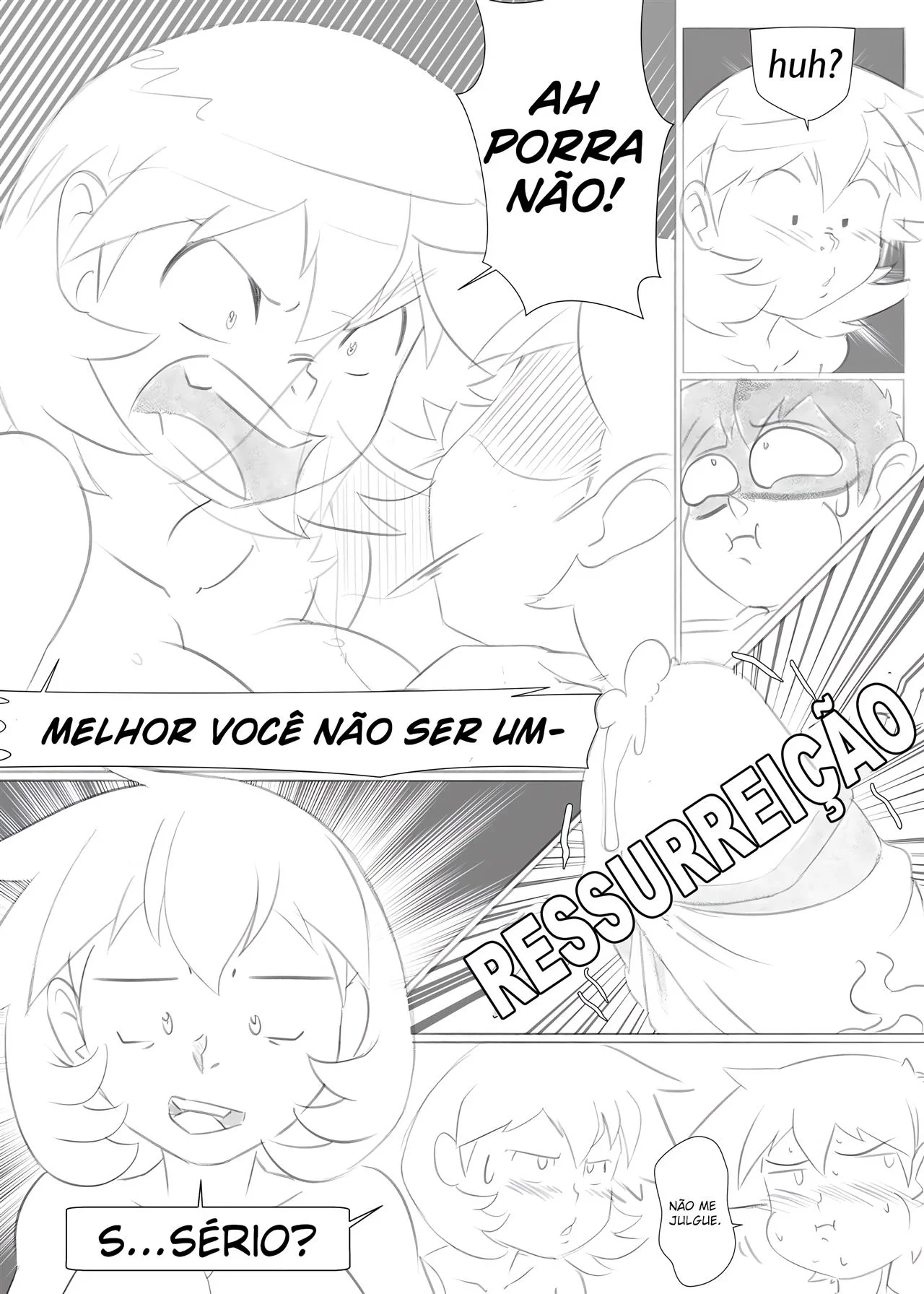 Misty enlouquecida de tesão decide dar para o Ash em Quadrinhos Pornô – HQ Brasileiro