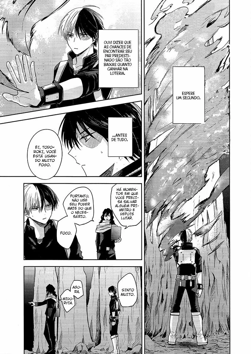 Boku no Hero Academia: Midoriya e Todoroki em uma Masturbação Amiga – Beijo de Pica em Hentai HQ Brasileiro