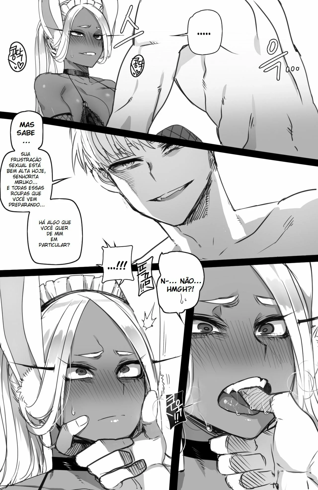 Mirko Piraçando com Vilões Safados em Hentai HQ Brasileiro