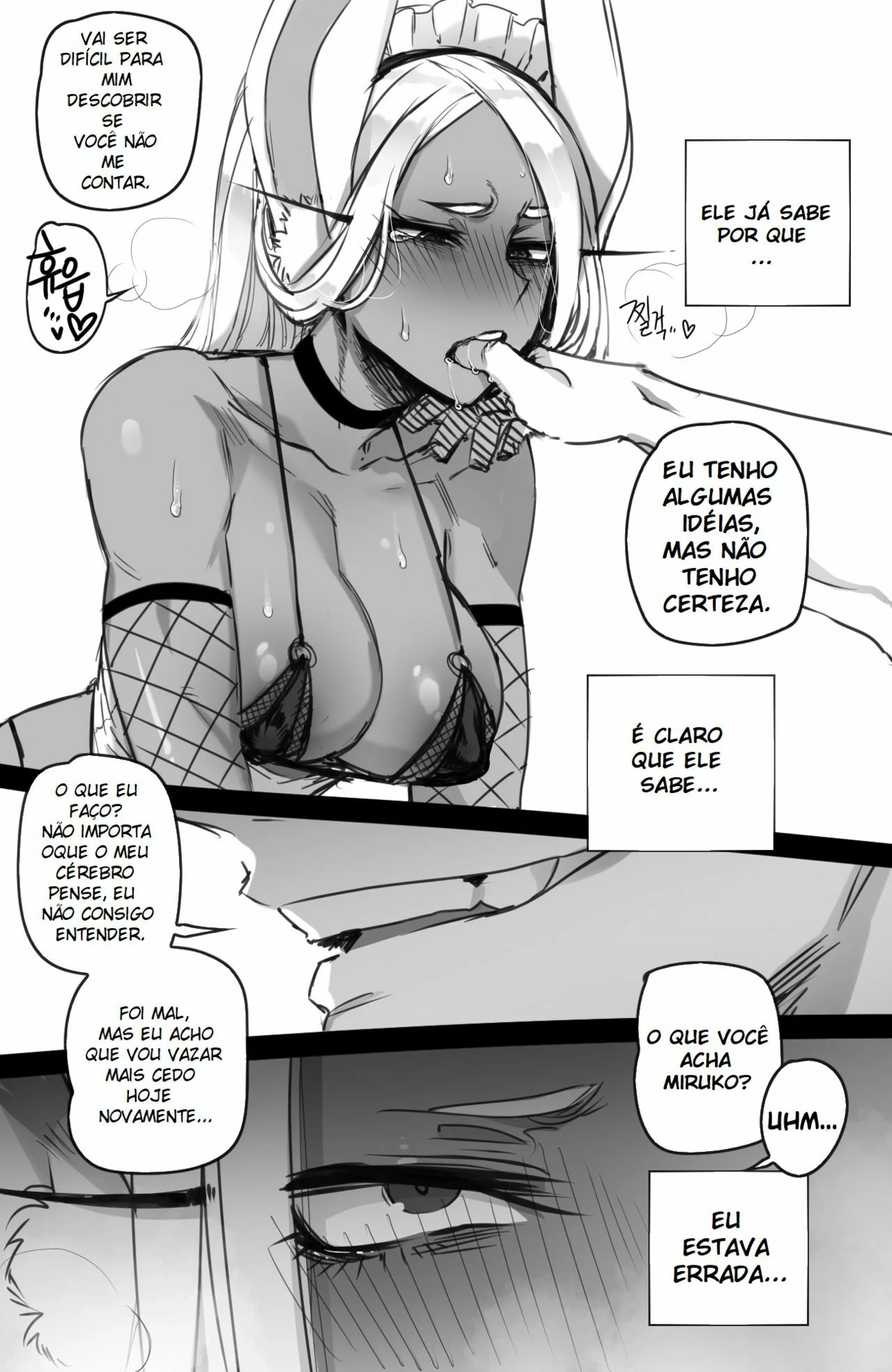 Mirko Piraçando com Vilões Safados em Hentai HQ Brasileiro