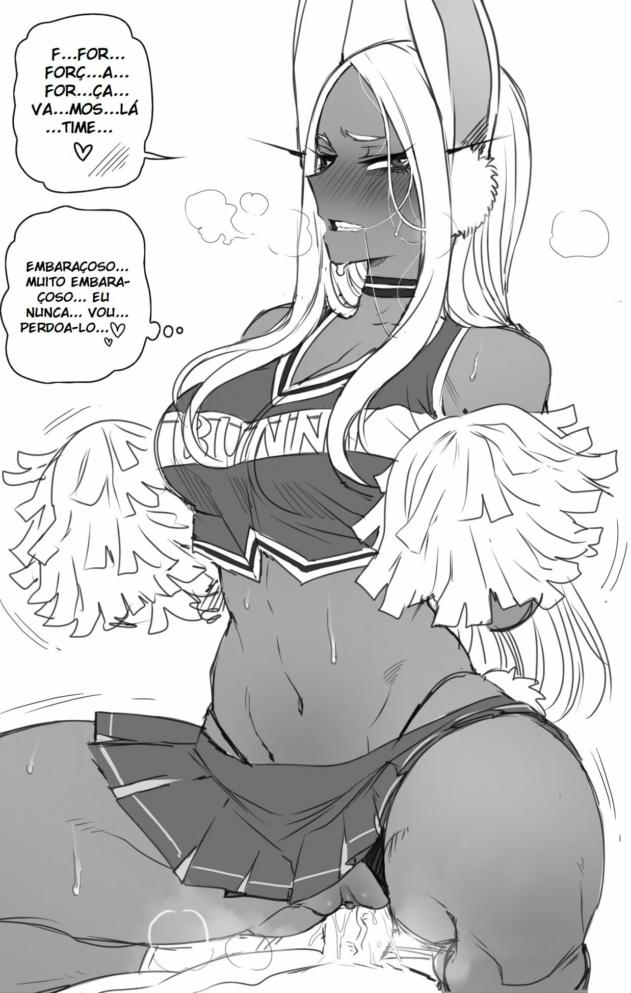 Mirko Piraçando com Vilões Safados em Hentai HQ Brasileiro