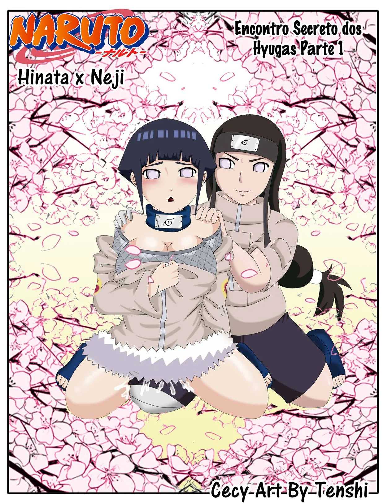Naruto: Encontro Proibido dos Hyugas Parte.1 – Priminha Safada e o Primo Dotado em HQ Brasileiro