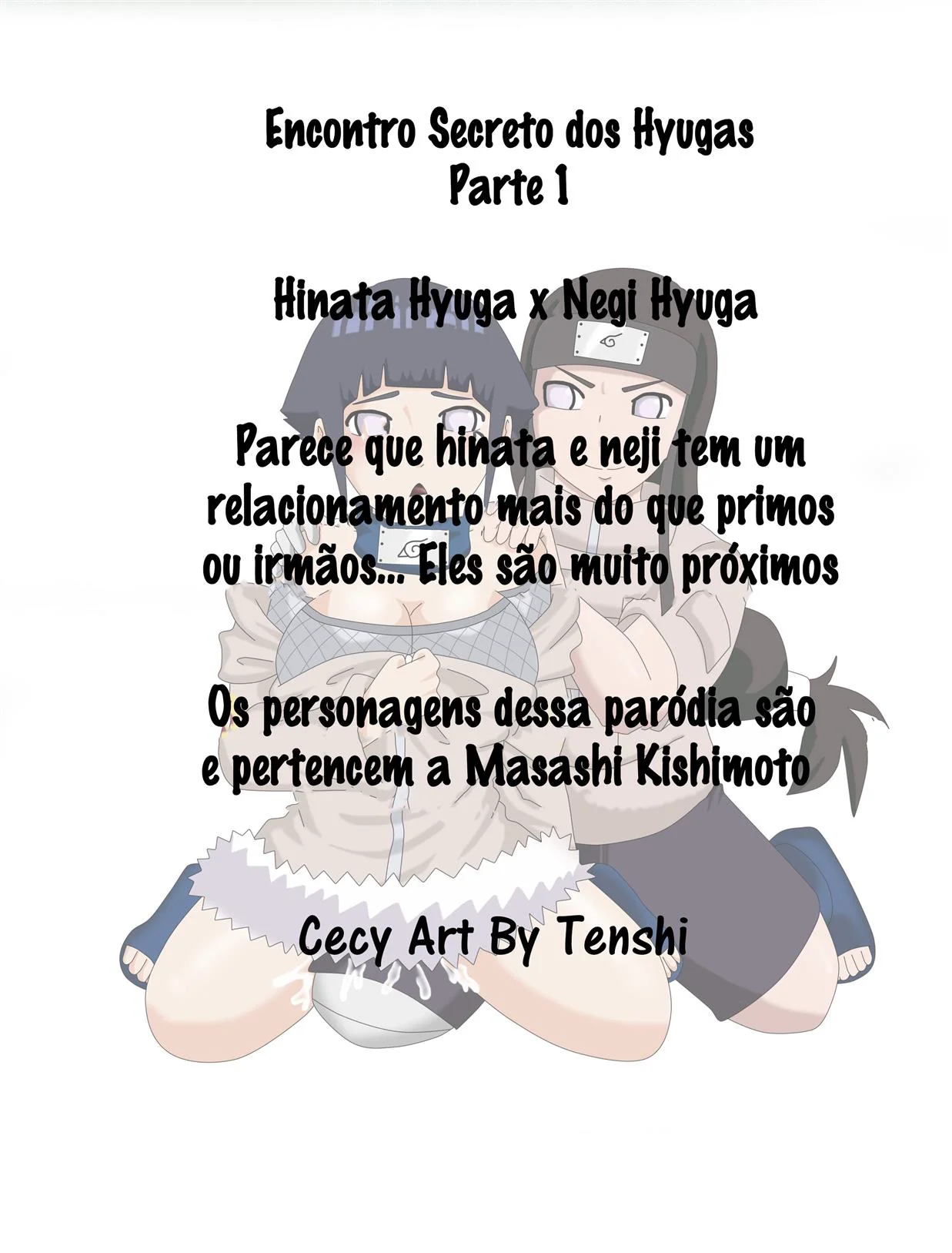 Naruto: Encontro Proibido dos Hyugas Parte.1 – Priminha Safada e o Primo Dotado em HQ Brasileiro