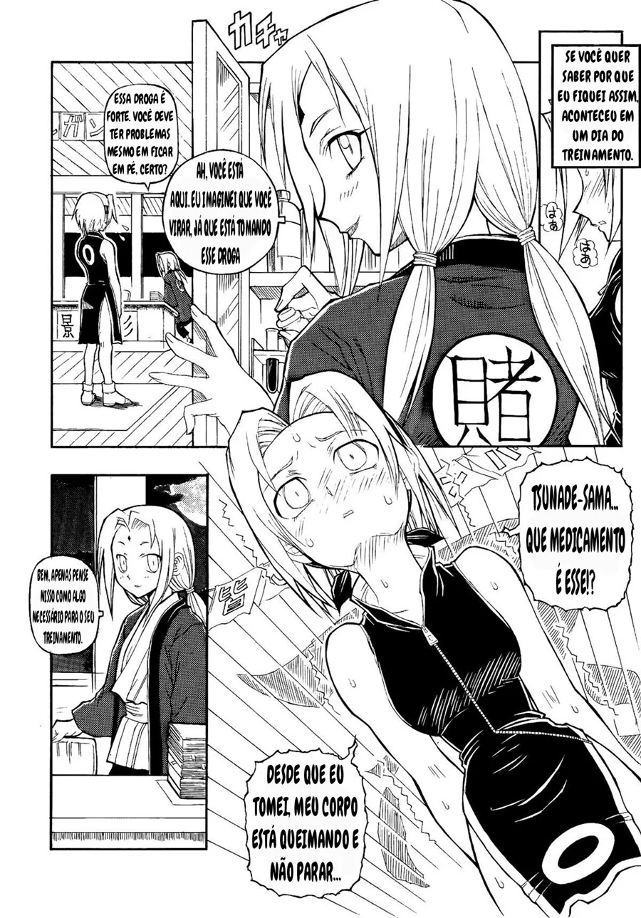 Tsunade Fodendo Sakura: Uma Intensa Aventura Hentai HQ