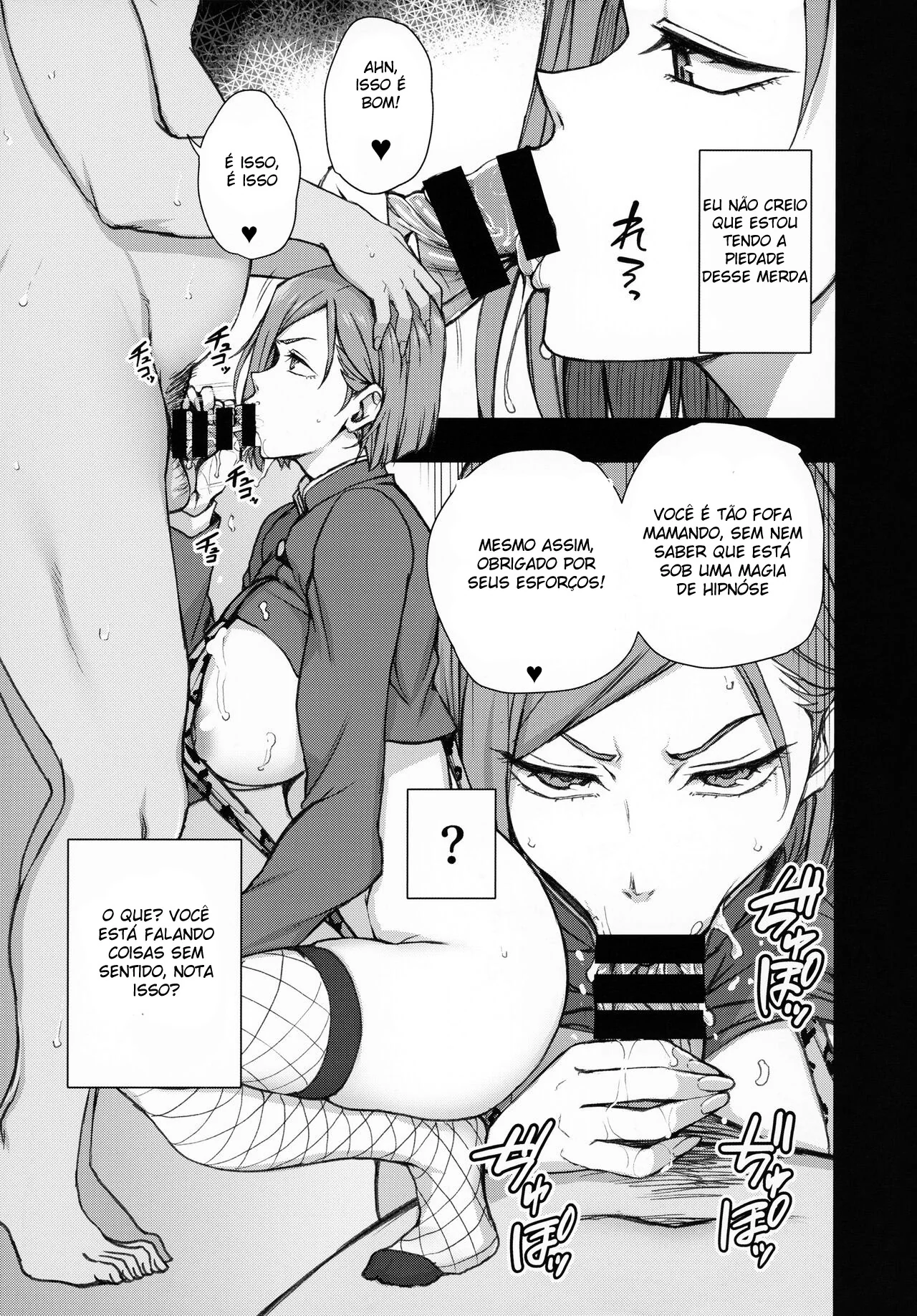 Nobara se torna a piranha do cara que a enche de porra – Hentai HQ Brasileiro