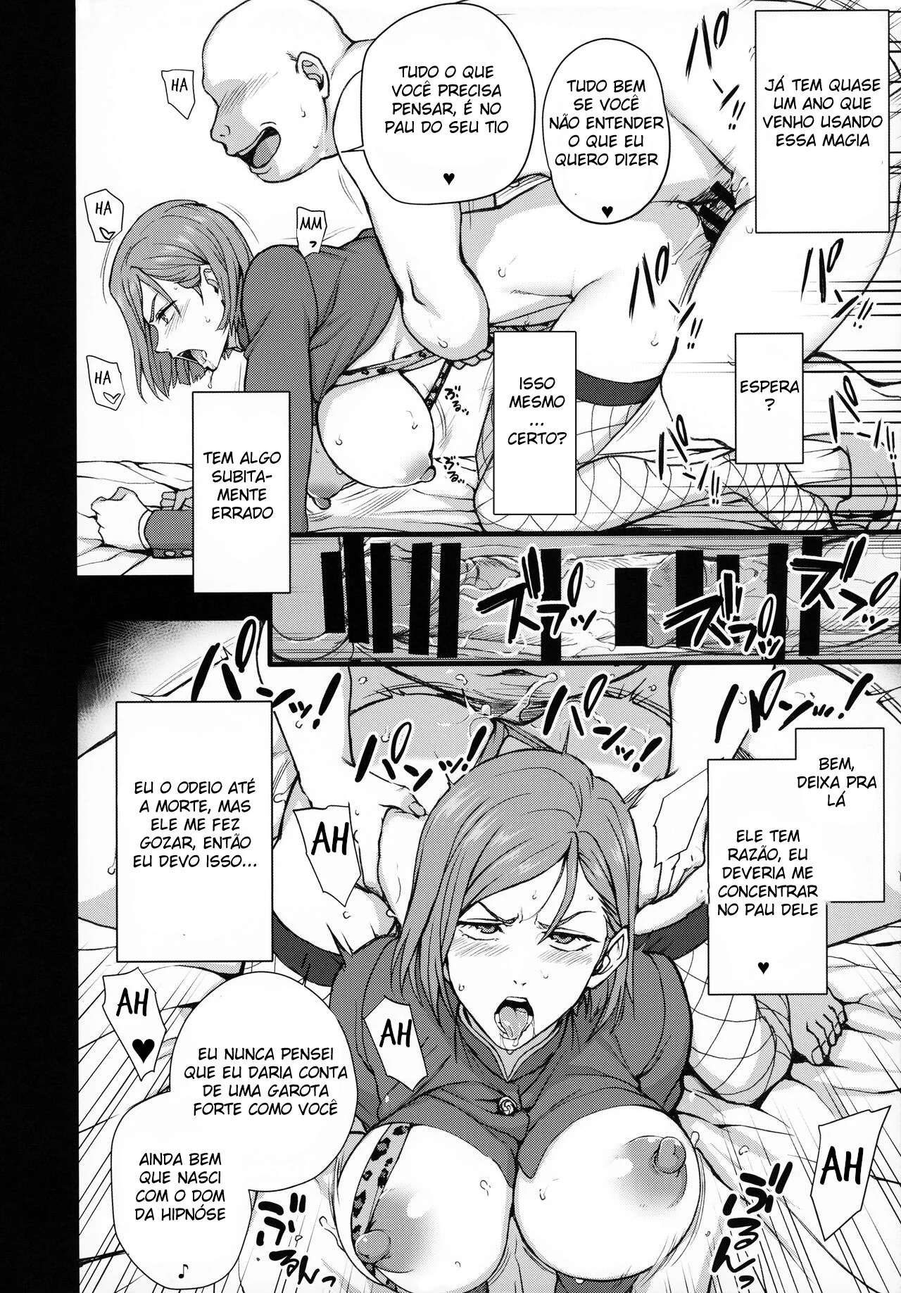 Nobara se torna a piranha do cara que a enche de porra – Hentai HQ Brasileiro