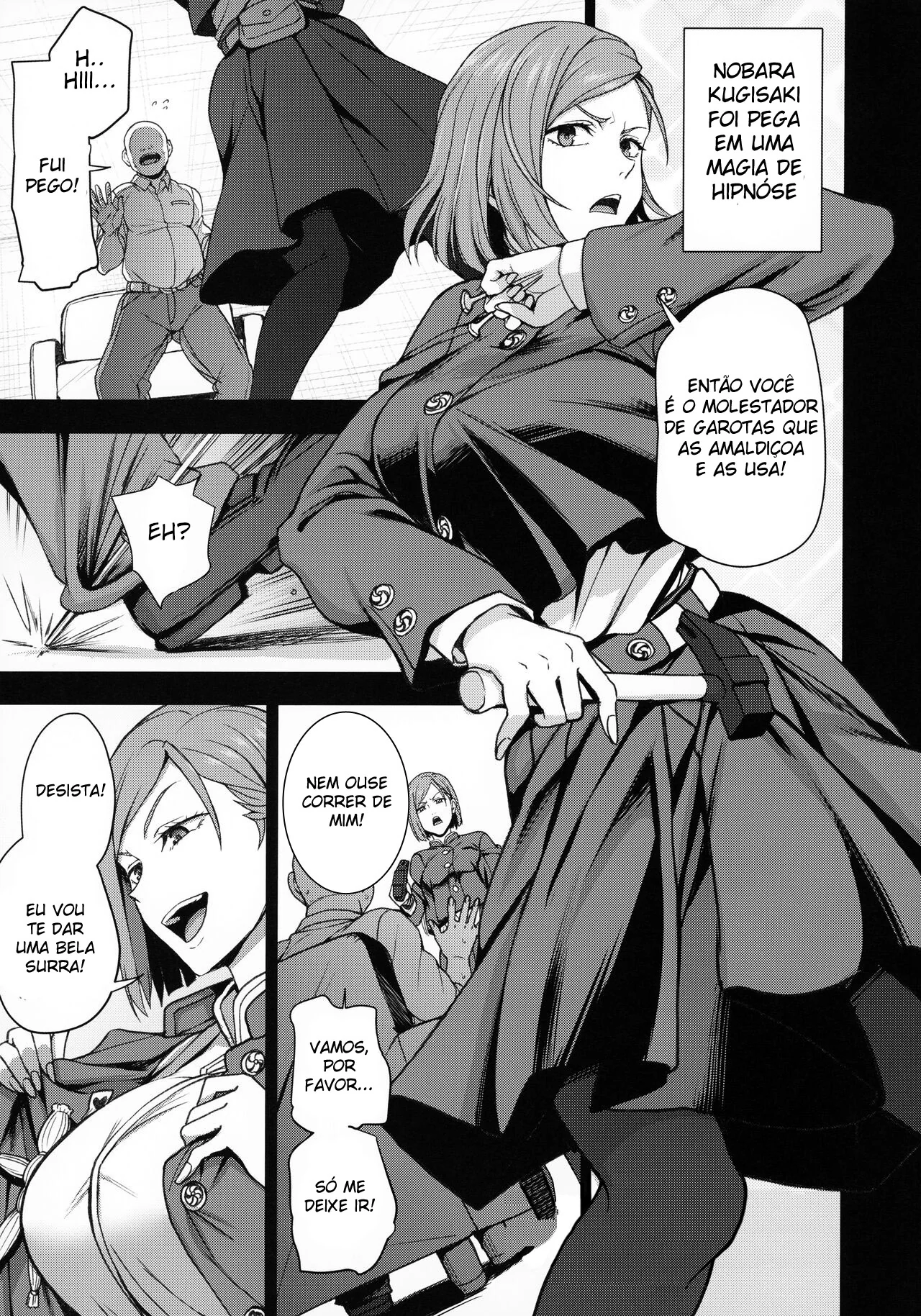Nobara se torna a piranha do cara que a enche de porra – Hentai HQ Brasileiro