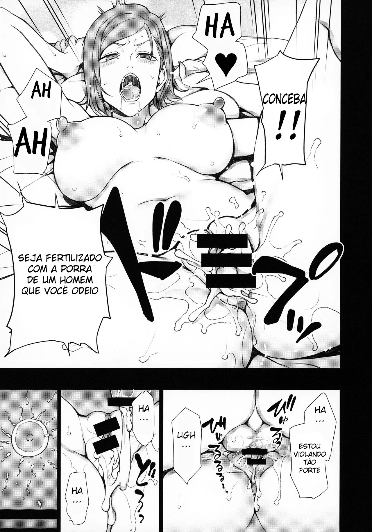 Nobara se torna a piranha do cara que a enche de porra – Hentai HQ Brasileiro