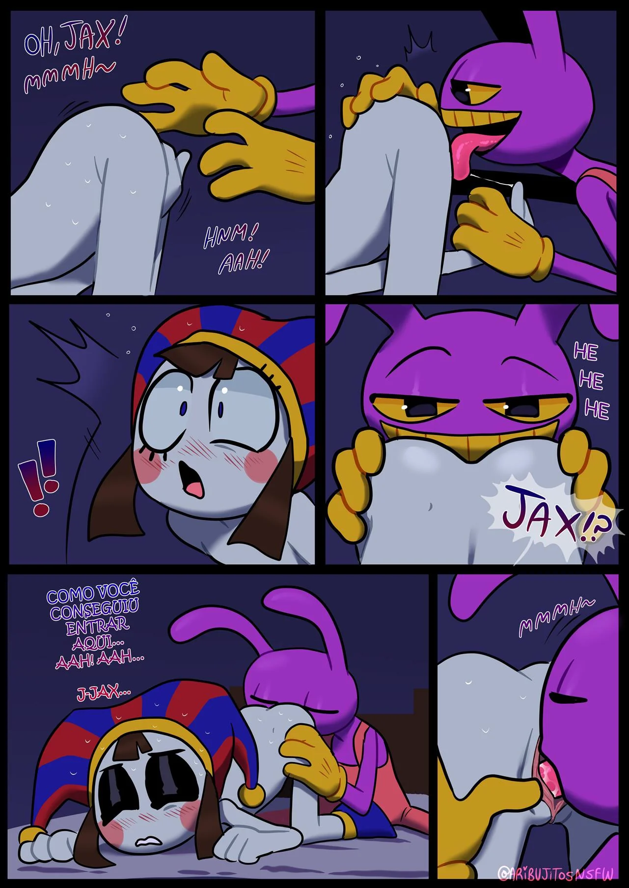 Piranhas Sedentas na HQ Brasileira Digital: O Segredo de Jax em Hentai