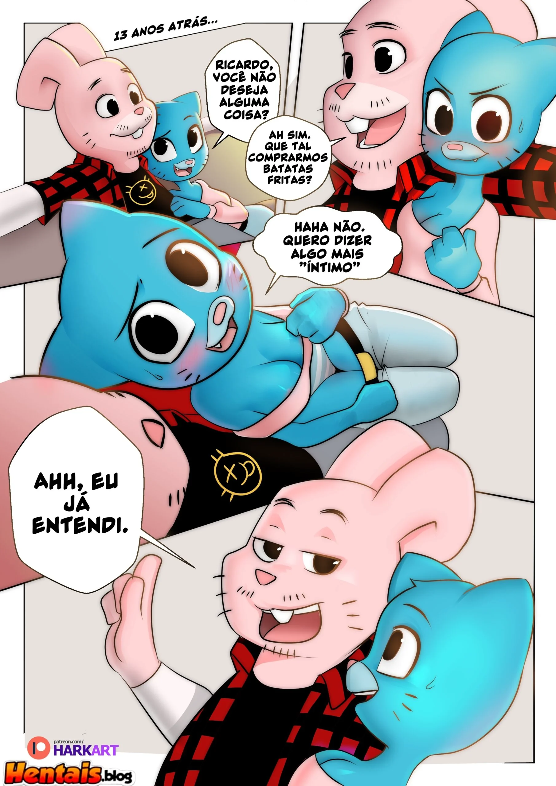 A Incrível Surpresa da Piranha Bucetuda – Hentai HQ Brasileiro