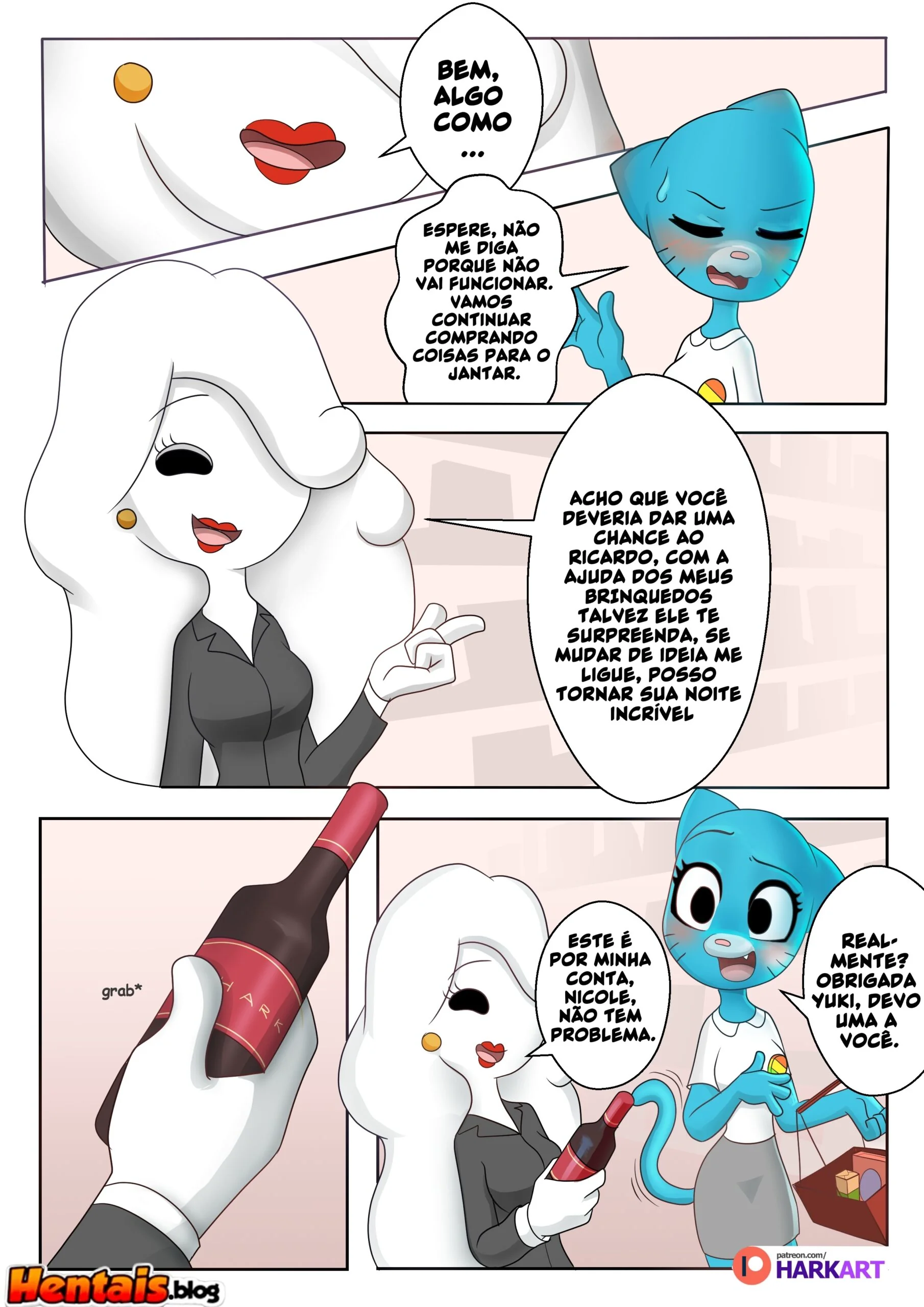 A Incrível Surpresa da Piranha Bucetuda – Hentai HQ Brasileiro