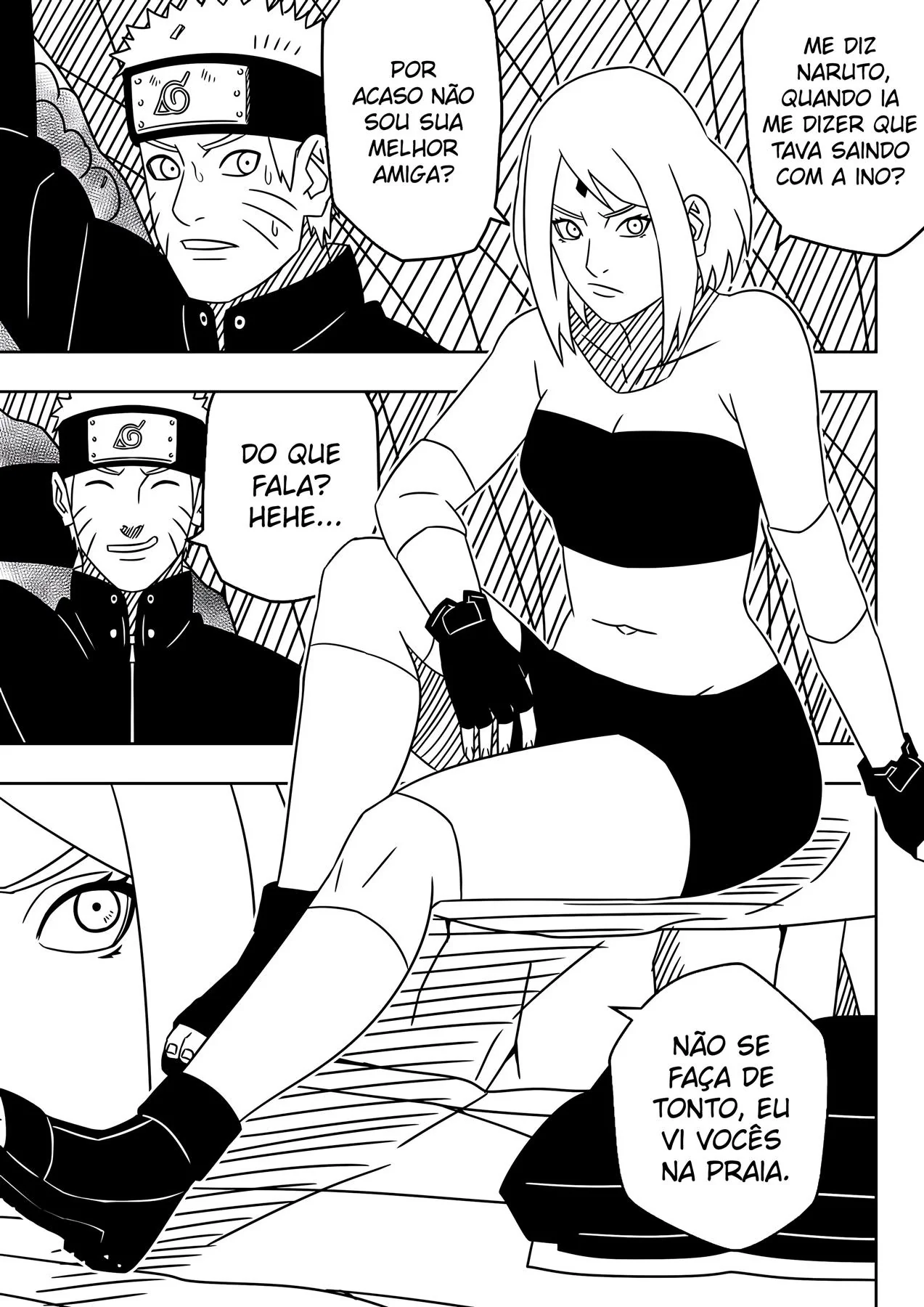 Sakura vs Ino: A Aposta Proibida
