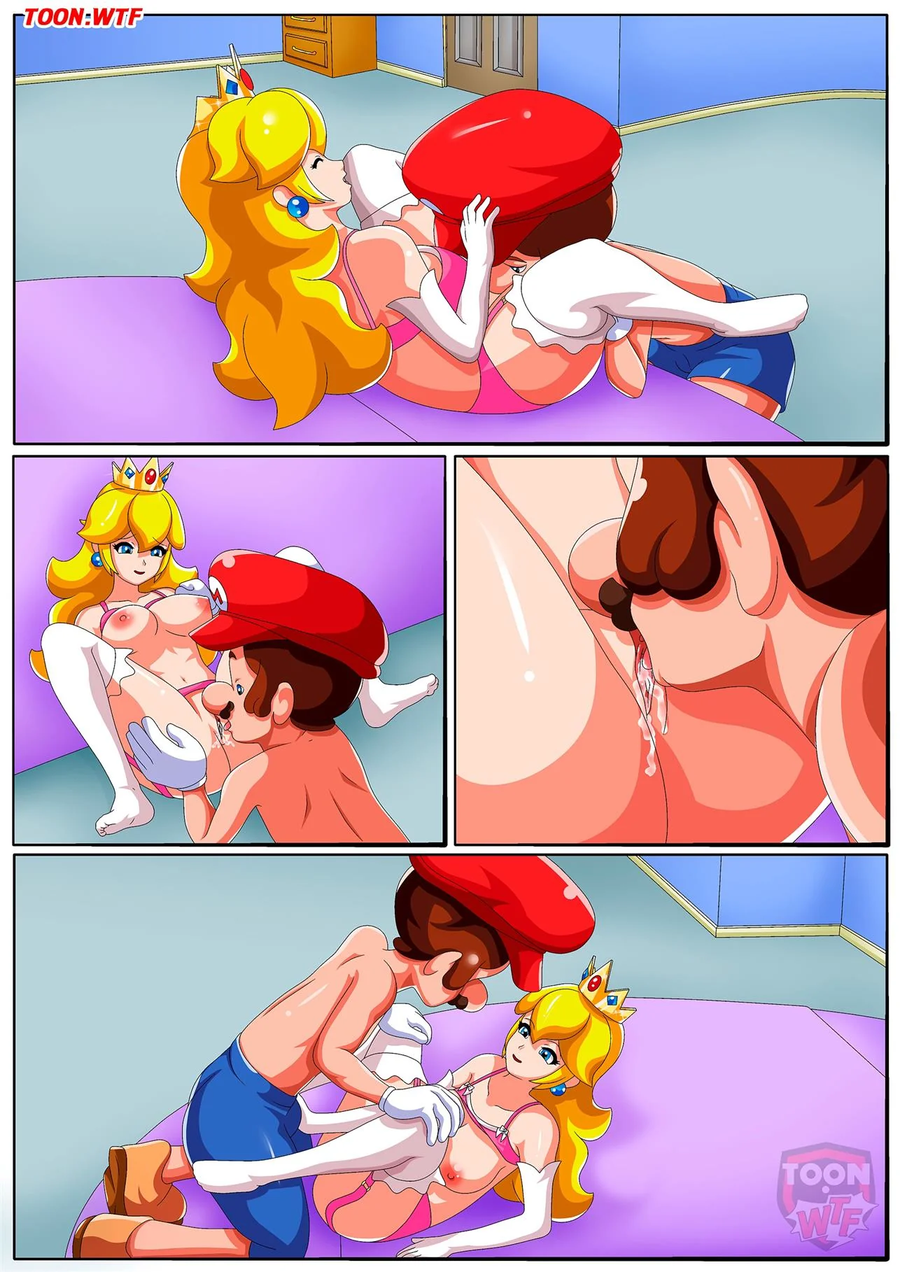 Dia da Foda: Princesa Peach decreta um dia só de sexo em HQ Brasileiro