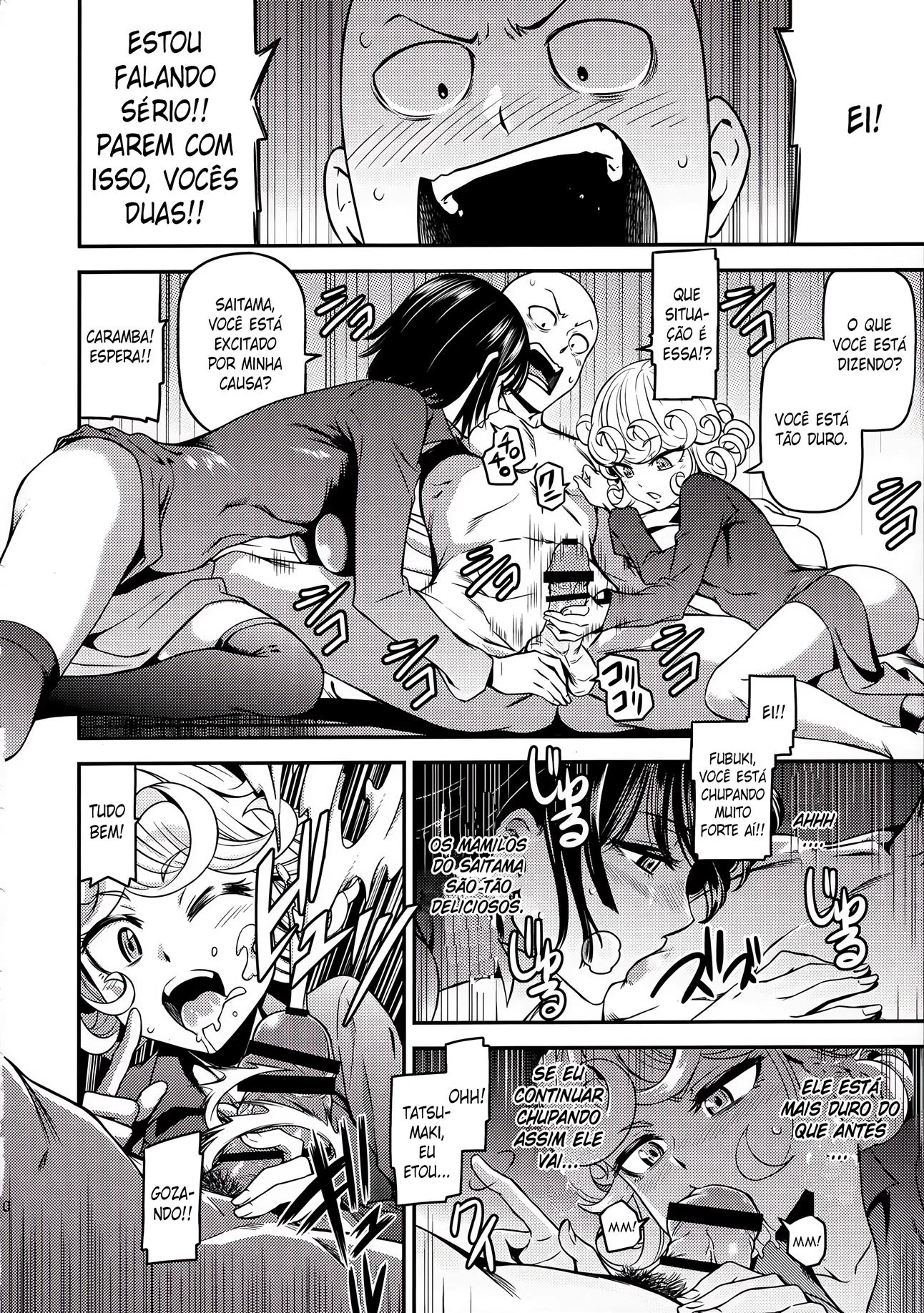 Rivalidade Sexual entre Tatsumaki e Fubuki em One-Hurricane 4 – Hentai HQ Brasileiro