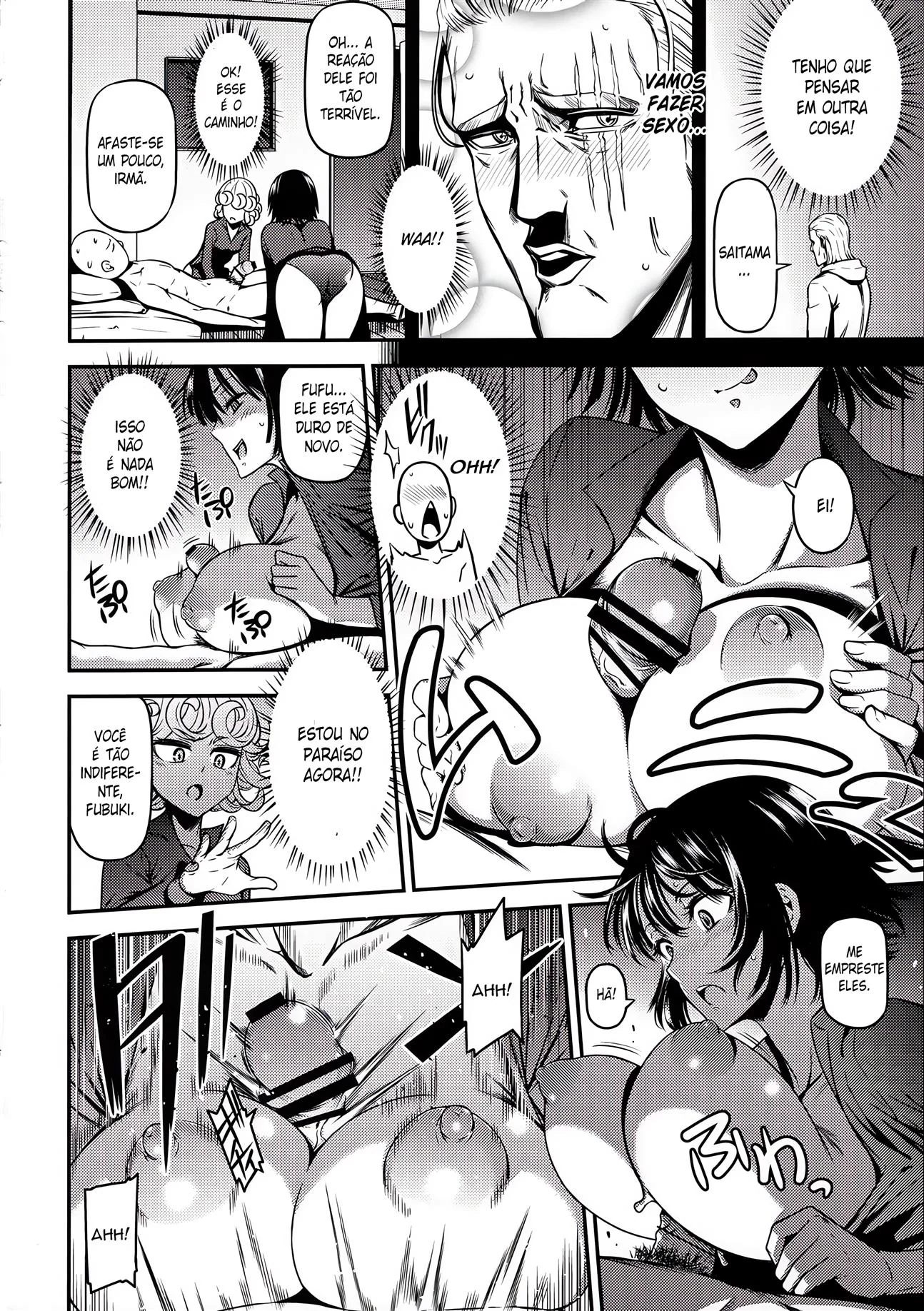 Rivalidade Sexual entre Tatsumaki e Fubuki em One-Hurricane 4 – Hentai HQ Brasileiro