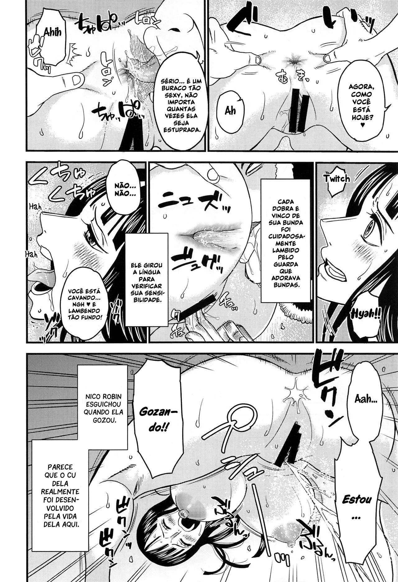 ROBIN’S HOLE 2: PIRANHA DA ROBIN SENDO ARMORDAÇADA E ABUSADA POR ROLA GRANDE – Em Hentai HQ