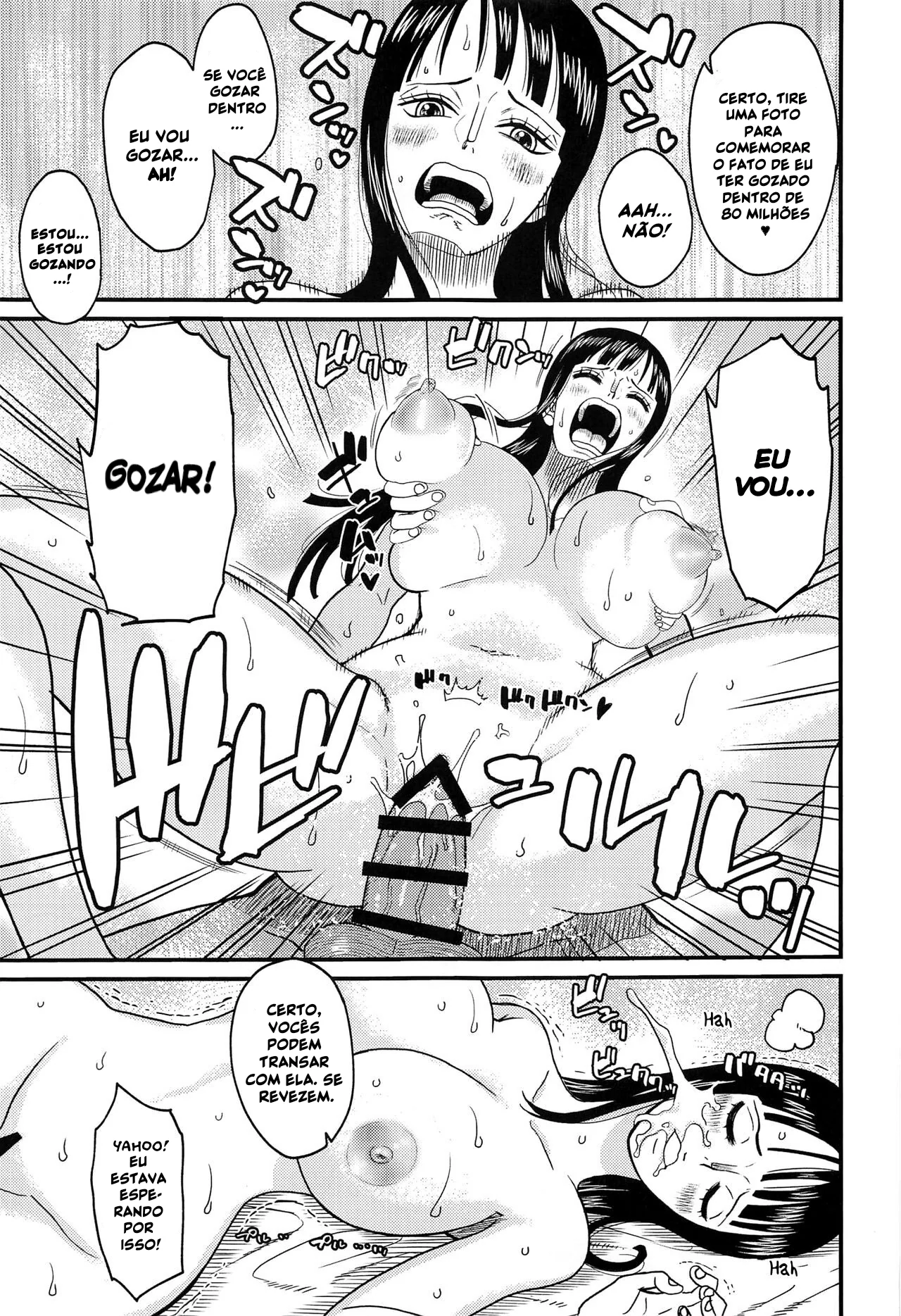 ROBIN’S HOLE 2: PIRANHA DA ROBIN SENDO ARMORDAÇADA E ABUSADA POR ROLA GRANDE – Em Hentai HQ