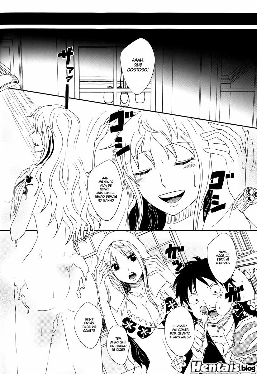 Sexo no One Piece: Luffy x Nami